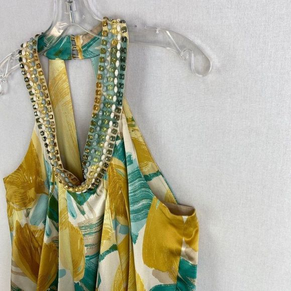 BCBGMAXAZRIA Pattern Silk Dress - Picture 4 of 9